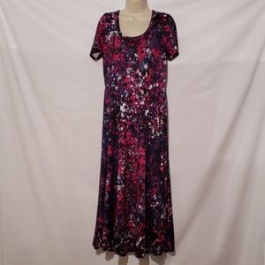 Lularoe Riley galaxy print dress, NWT